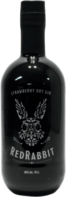 Genever Gin Moonshine Red Rabbit 70 cl Strawberry — Morango
