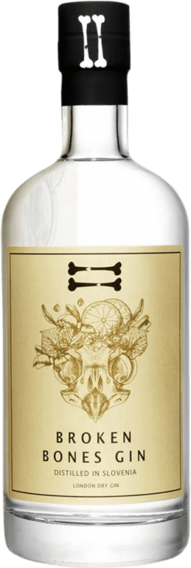 Envío gratis | Ginebra Gin Broken Bones Eslovenia Botella Medium 50 cl Envío gratis | Ginebra Gin Broken Bones Eslovenia Botella Medium 50 cl