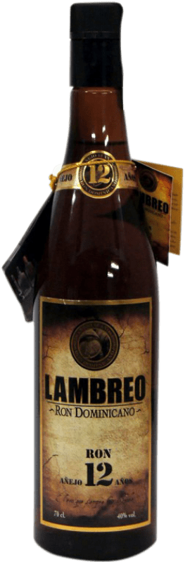 Free Shipping | Rum Lambreo Dominican Republic 12 Years 70 cl