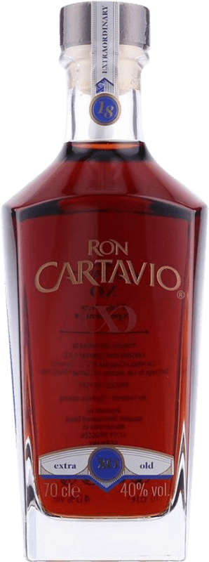 Бесплатная доставка | Ром Abate Nero Cartavio XO Перу 70 cl