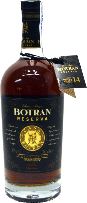 送料無料 | ラム Licorera Quezalteca Botran Solera 予約 グアテマラ 14 年 70 cl