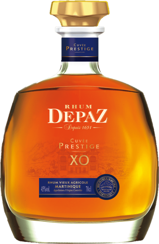 121,95 € | Rum Depaz Cuvée, Prestige XO Extra Old — Extra Velho Martinica 70 cl