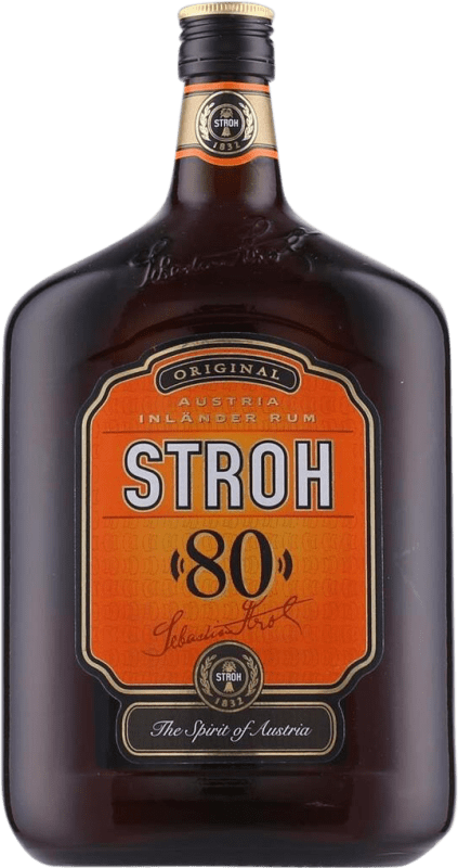 Envio grátis | Rum Sebastian Stroh 80º Áustria 1 L