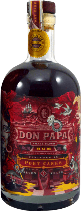 82,95 € Free Shipping | Rum Don Papa Rum Small Batch Port Casks Finished 7 Years