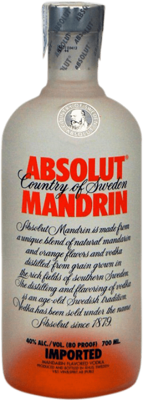 Envío gratis | Vodka Absolut Mandarina Suecia 70 cl