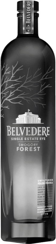 Spedizione Gratuita | Vodka Belvedere Smogóry Forest Rye, Single Estate — Tenuta Unica Polonia 1 L
