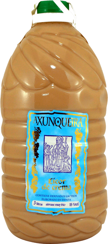 Free Shipping | Cream Liqueur Belmonte Axunqueira Spain Jerrycan 3 L