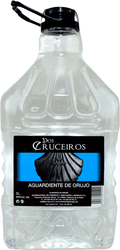 29,95 € | Eau-de-vie Orujo J. Borrajo Dos Cruceiros Espagne Jerrican 3 L