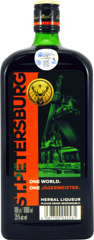 17,95 € | Herbal liqueur Mast Jägermeister St. Petersburg Germany 1 L