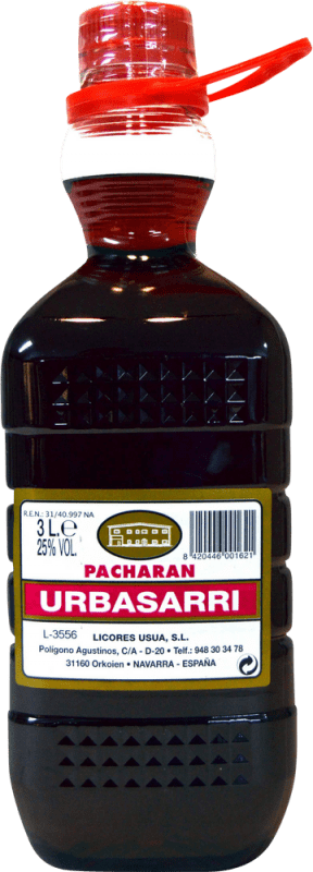 19,95 € | Pacharán Usua Urbasarri 西班牙 玻璃瓶 3 L