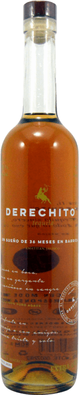 Бесплатная доставка | Текила Derechito XA Extra Añejo Экстра выдержанный Мексика 70 cl