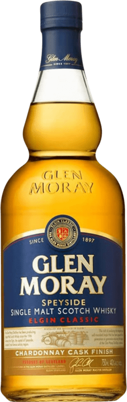 34,95 € Envoi gratuit | Whisky Single Malt Glen Moray Chardonnay Cask Finish — Finition en Fût