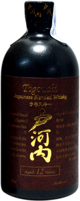 Kostenloser Versand | Whiskey Blended Togouchi Japan 12 Jahre 70 cl