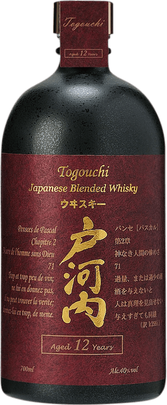 免费送货 | 威士忌混合 Togouchi 日本 12 岁 70 cl