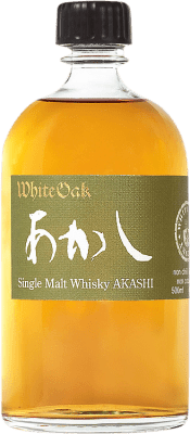 Envio grátis | Whisky Single Malt Eigashima White Oak Akashi Japão Garrafa Medium 50 cl