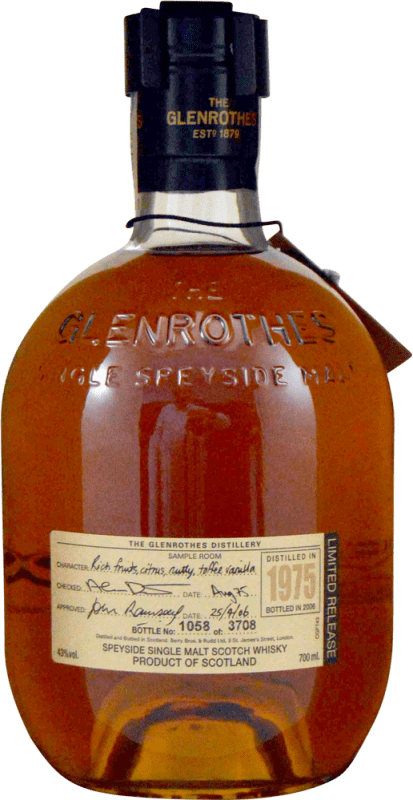 Spedizione Gratuita | Whisky Single Malt Glenrothes Vintage Regno Unito 70 cl