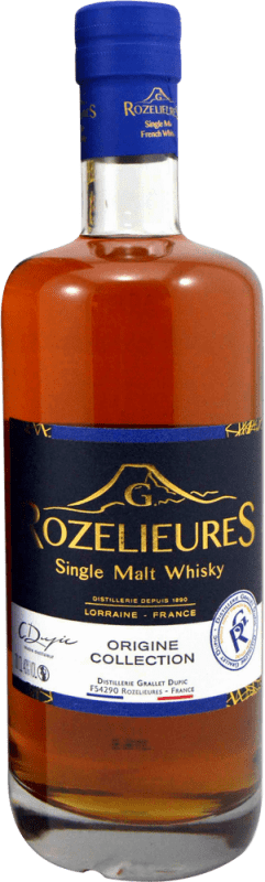 39,95 € | 威士忌单一麦芽威士忌 Grallet Dupic Rozelieures Origine Collection 法国 70 cl