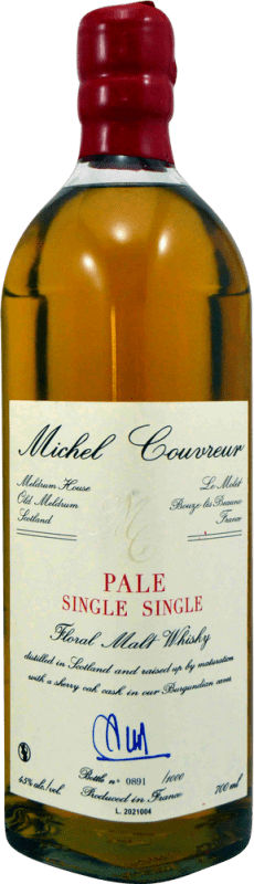 Free Shipping | Whisky Single Malt Michel Couvreur Pale Single Single France 70 cl