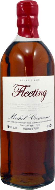 67,95 € Envoi gratuit | Whisky Blend Michel Couvreur Fleeting Two Casks Double Cask Double Fût Bouteille Medium 50 cl