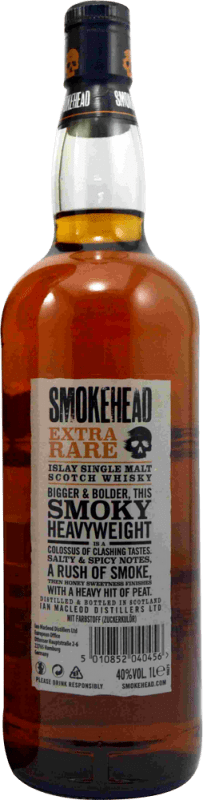 免费送货 | 威士忌单一麦芽威士忌 Ian Macleod Smokehead Extra Rare 英国 1 L