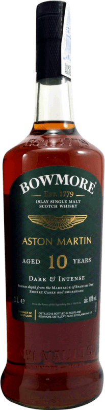 Бесплатная доставка | Виски из одного солода Morrison's Bowmore Aston Martin Edition Объединенное Королевство 10 Лет 1 L