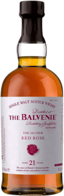 威士忌单一麦芽威士忌 Balvenie The Second Red Rose 21 岁