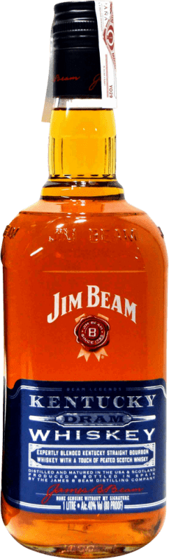 免费送货 | 波本威士忌 Jim Beam Dram 肯塔基 美国 1 L