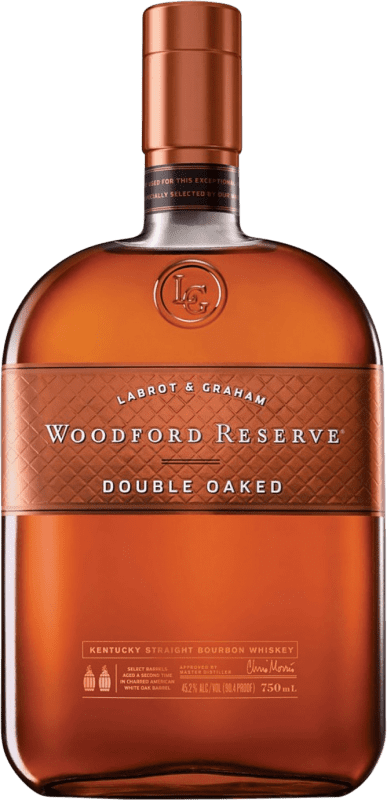 Envoi gratuit | Whisky Bourbon Woodford Double Cask — Double Fût Réserve Kentucky États Unis 70 cl
