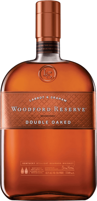 Envio grátis | Whisky Bourbon Woodford Double Oaked Reserva Kentucky Estados Unidos 70 cl