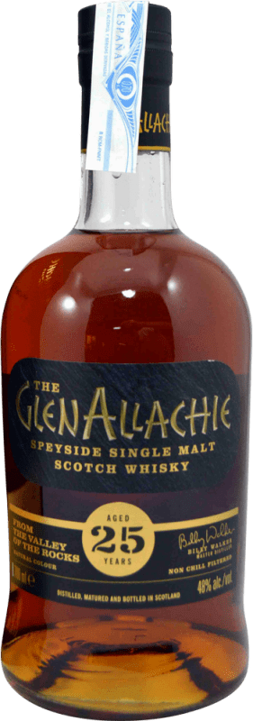 免费送货 | 威士忌单一麦芽威士忌 Glenallachie 斯佩塞 英国 25 岁 70 cl