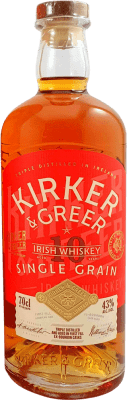 Single Malt Whisky Kirker Greer Single Grain Irish 10 Ans