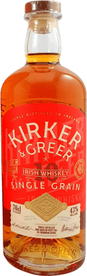 Single Malt Whisky Kirker Greer Single Grain Irish 10 Ans 70 cl
