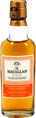 ウイスキーシングルモルト Macallan Amber ミニチュアボトル 5 cl