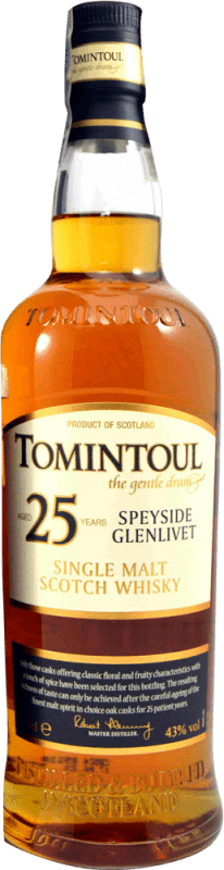 553,95 € | Whisky Single Malt Tomintoul Royaume-Uni 25 Ans 70 cl