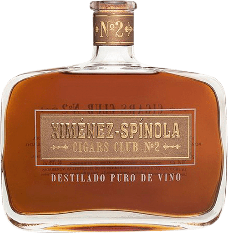 Envío gratis | Brandy Ximénez-Spínola Cigars Club Nº 2 D.O. Jerez-Xérès-Sherry Andalucía España Pedro Ximénez 70 cl