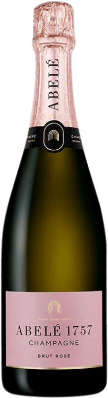 Free Shipping | Rosé sparkling Henri Abelé 1757 Rosé A.O.C. Champagne Champagne France Pinot Black, Chardonnay, Pinot Meunier 75 cl