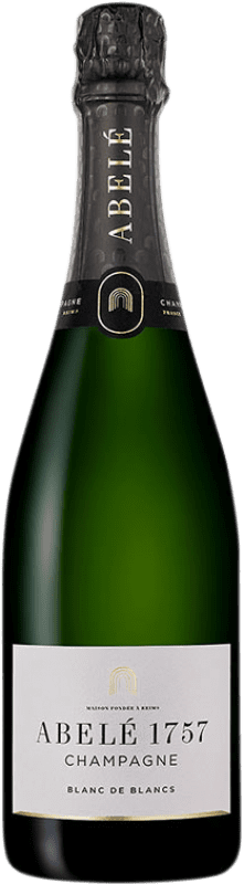 87,95 € 送料無料 | 白のスパークリングワイン Henri Abelé 1757 Blanc de Blancs A.O.C. Champagne