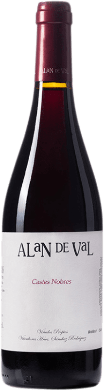 14,95 € | Vin Rouge Alan de Val Castes Nobres D.O. Valdeorras Galice Espagne Sousón — Sousão, Brancellao, Caíño 75 cl