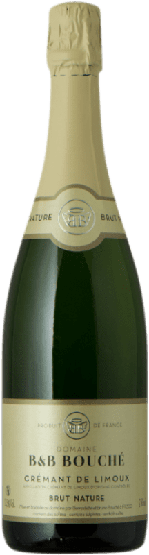 Kostenloser Versand | Weißer Sekt B&B Bouché Brut Nature A.O.C. Crémant de Limoux Languedoc-Roussillon Frankreich Pinot Noir — Spätburgunder, Chardonnay, Chenin 75 cl