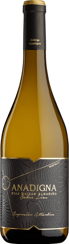 Free Shipping | White Wine Anadigna Sobre Lías D.O. Rías Baixas Galicia Spain Albariño — Albarinho 75 cl