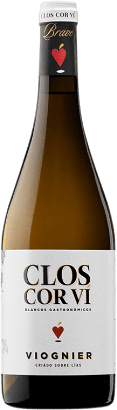Free Shipping | White wine Clos Cor Ví Aged D.O. Valencia Valencian Community Spain Viognier Organic 75 cl