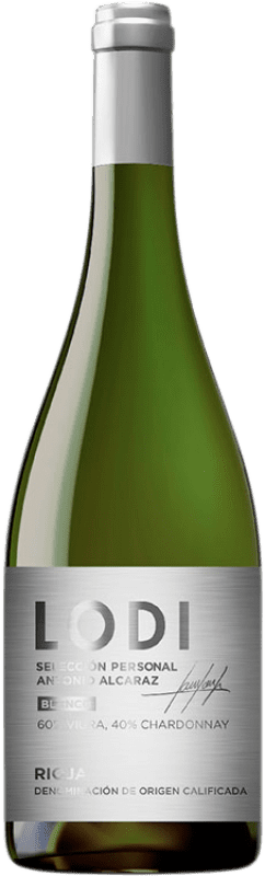 Free Shipping | White Wine Antonio Alcaraz Lodi Personal Selection Crianza — Aged D.O.Ca. Rioja The Rioja Spain Viura, Chardonnay 75 cl