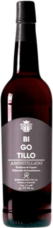 Free Shipping | Fortified wine Halcón Bigotillo Amontillado D.O. Jerez-Xérès-Sherry Andalusia Spain Palomino Fino 75 cl