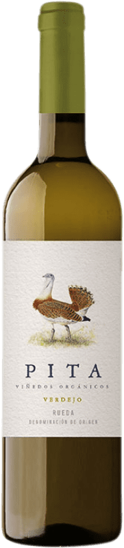 Free Shipping | White wine Pita Dominio de Verderrubí Aged D.O. Rueda Castilla y León Spain Verdejo Organic 75 cl