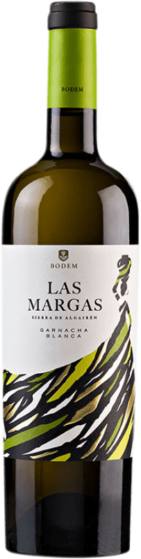 Envoi gratuit | Vin blanc Bodem Las Margas D.O. Cariñena Aragon Espagne Grenache Blanc 75 cl