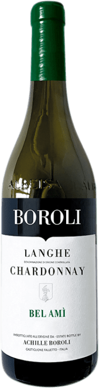 Бесплатная доставка | Белое вино Boroli Bel Amì D.O.C. Langhe Италия Chardonnay 75 cl