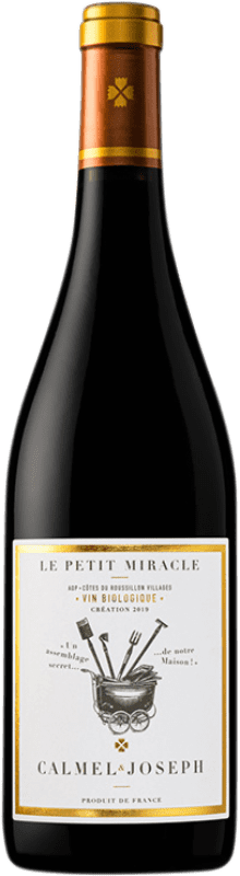 12,95 € Free Shipping | Red Wine Calmel & Joseph Le Petit Miracle Villages A.O.C. Côtes du Roussillon Eco — Organic