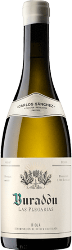 Free Shipping | White wine Carlos Sánchez Buradòn Las Plegarias Blanco Aged D.O.Ca. Rioja The Rioja Spain Viura 75 cl