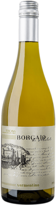 9,95 € Envío gratis | Vino blanco Castello di Meleto Borgaio Bianco I.G.T. Toscana