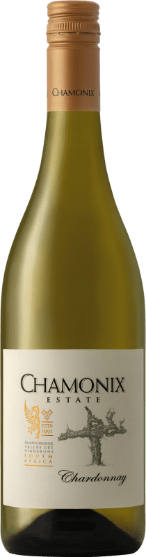 Envoi gratuit | Vin Blanc Chamonix I.G. Franschhoek Stellenbosch Afrique du Sud Chardonnay 75 cl